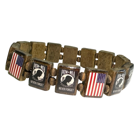 Veteran POW (PW 14 tile) - Fundraising Bracelet-Wrist Story Products-100 Pack-Wrist Story Products