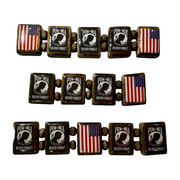 Veteran POW (PW 14 tile) - Fundraising Bracelet-Wrist Story Products-100 Pack-Wrist Story Products